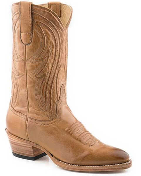 Image #1 - Stetson Women's Nora Western Boots - Round Toe, Brown, hi-res