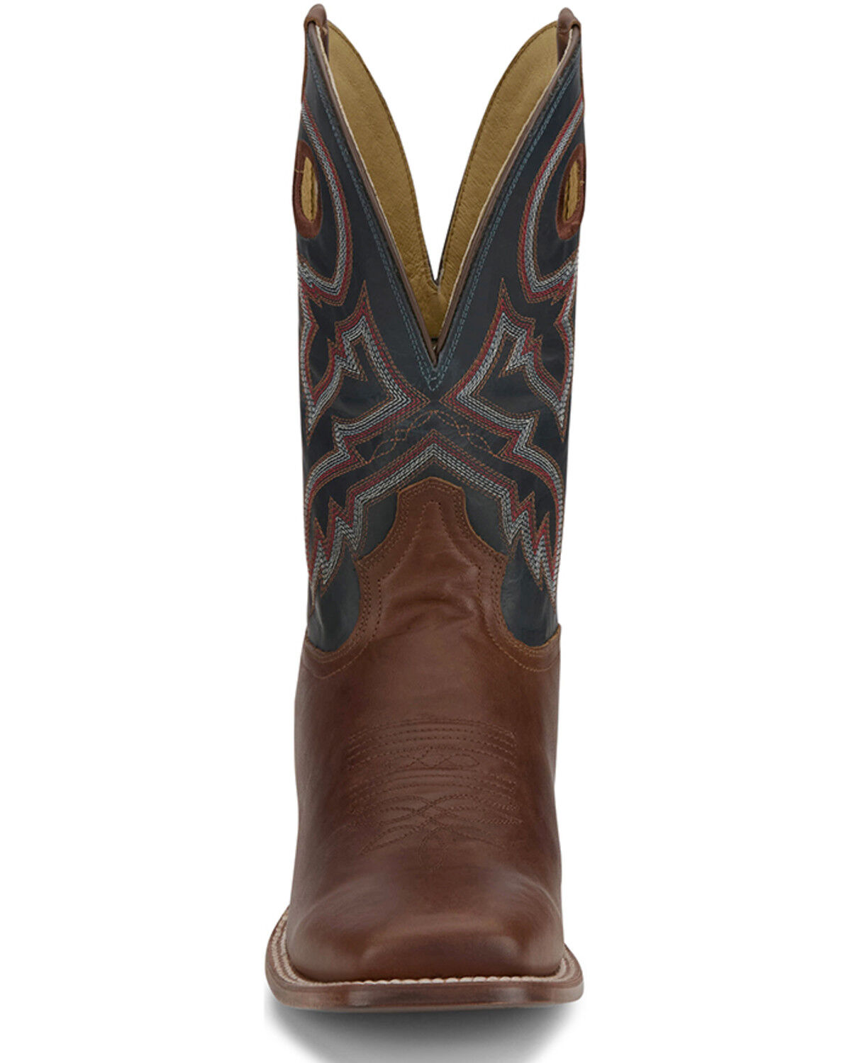 Image #4 - Tony Lama Men's Lars Western Boots - Broad Square Toe, Brown, hi-res