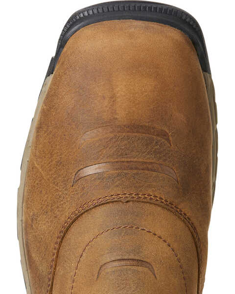 Image #4 - Ariat Men's Rebar Flex H2O Western Work Boots - Composite Toe, Chocolate, hi-res
