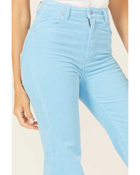 Image #2 - Rolla's Women's High Rise Corduroy Eastcoast Flare Jeans, Blue, hi-res