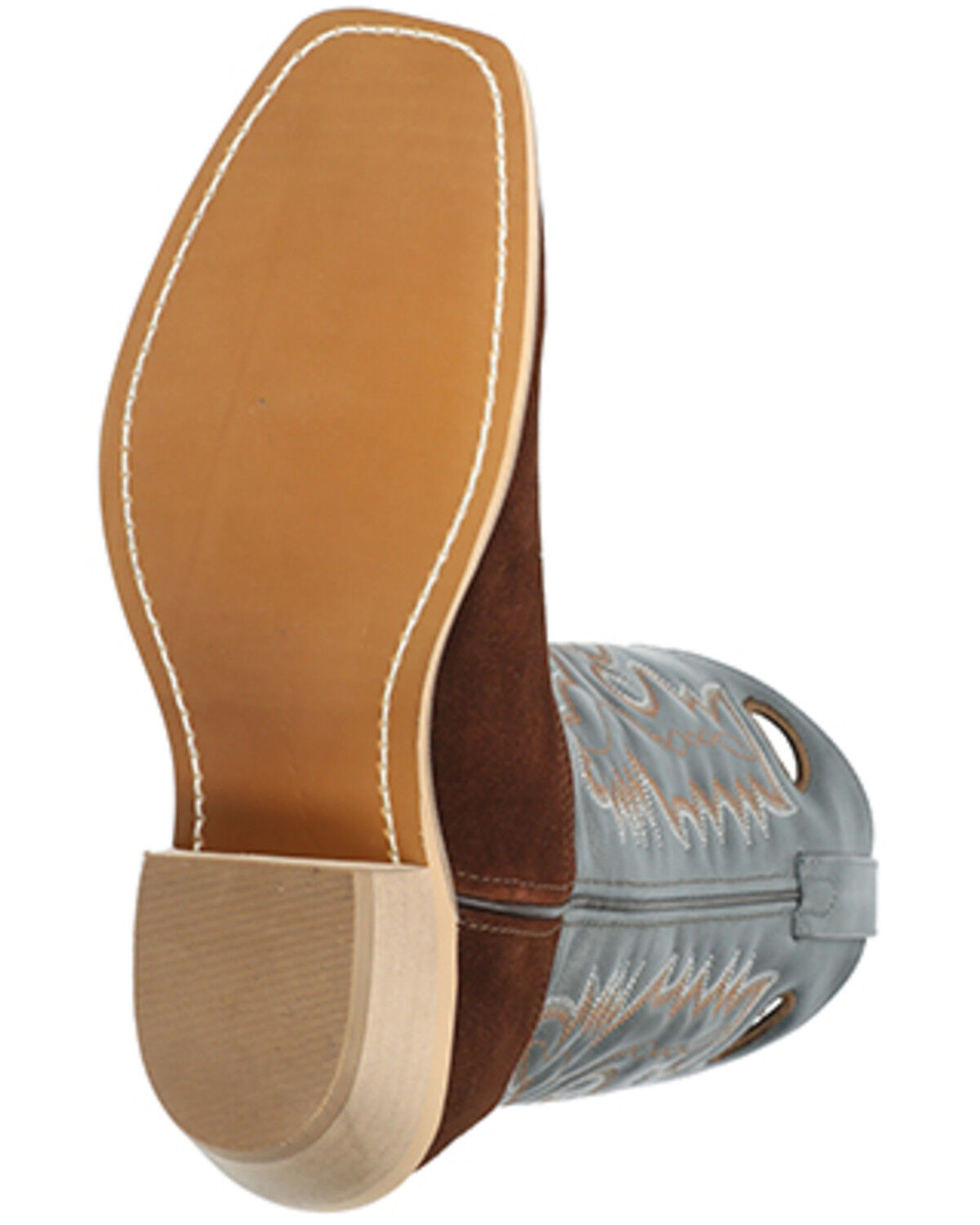 Image #7 - Smoky Mountain Men's Santa Fe Performance Western Boots - Square Toe, Dark Brown, hi-res