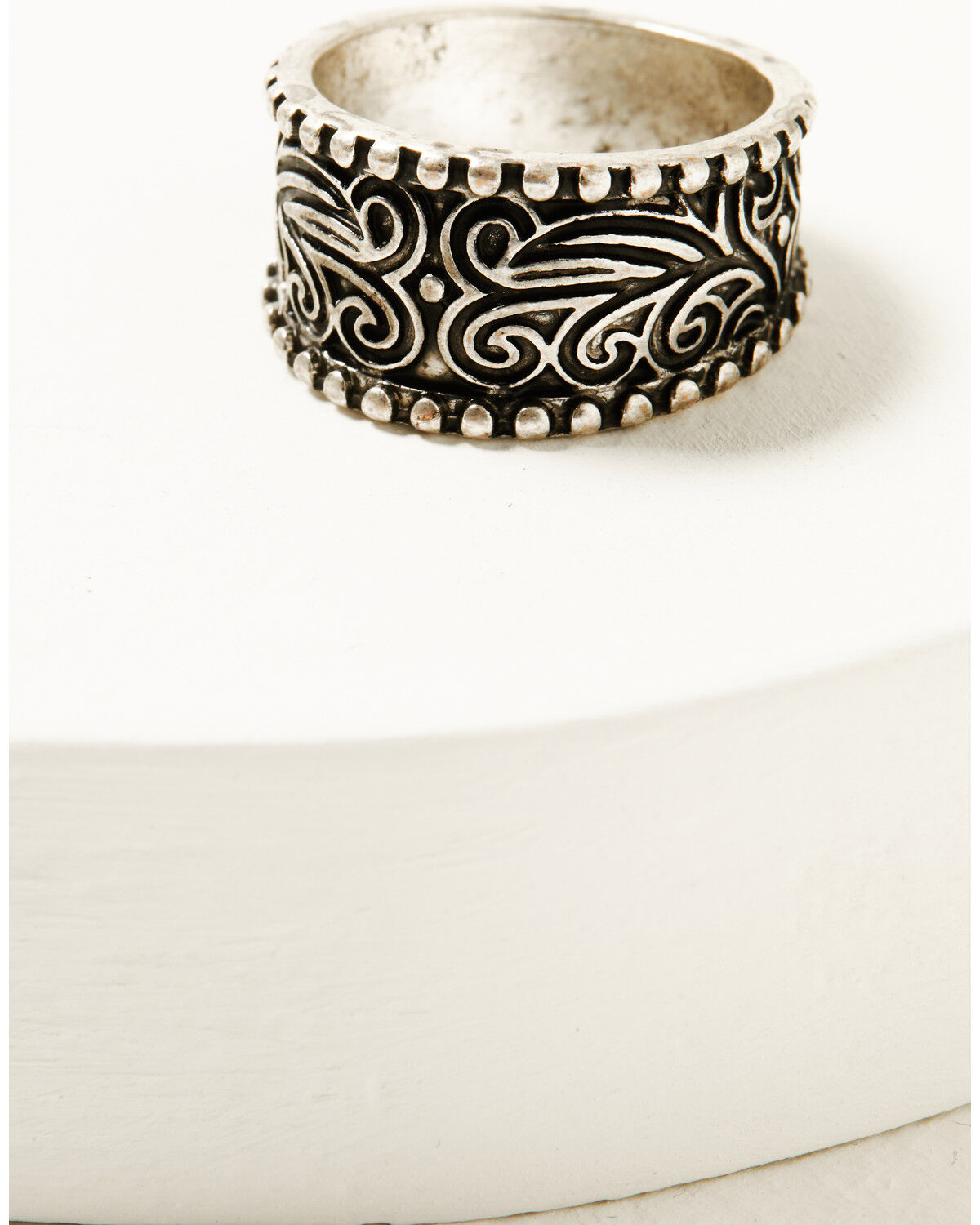 Image #6 - Shyanne Women's Americana Squash Blossom Ring Set, Silver, hi-res