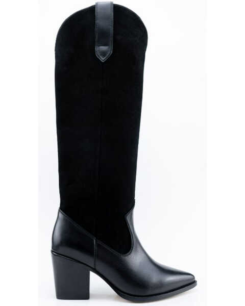 Dante Women's Fayelynn Western Boots - Pointed Toe, Black, hi-res