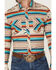 Image #3 - Rock & Roll Denim Men's Southwestern Print Long Sleeve Snap Western Stretch Shirt, Multi, hi-res