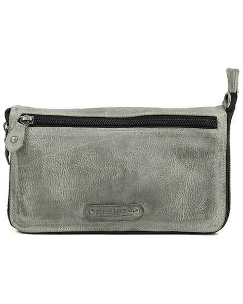 Image #3 - Bed Stu Women's Templeton II Wallet Wristlet Crossbody Bag , Grey, hi-res