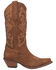 Image #2 - Dingo Women's Out West Suede Tall Western Boots - Round Toe, Camel, hi-res