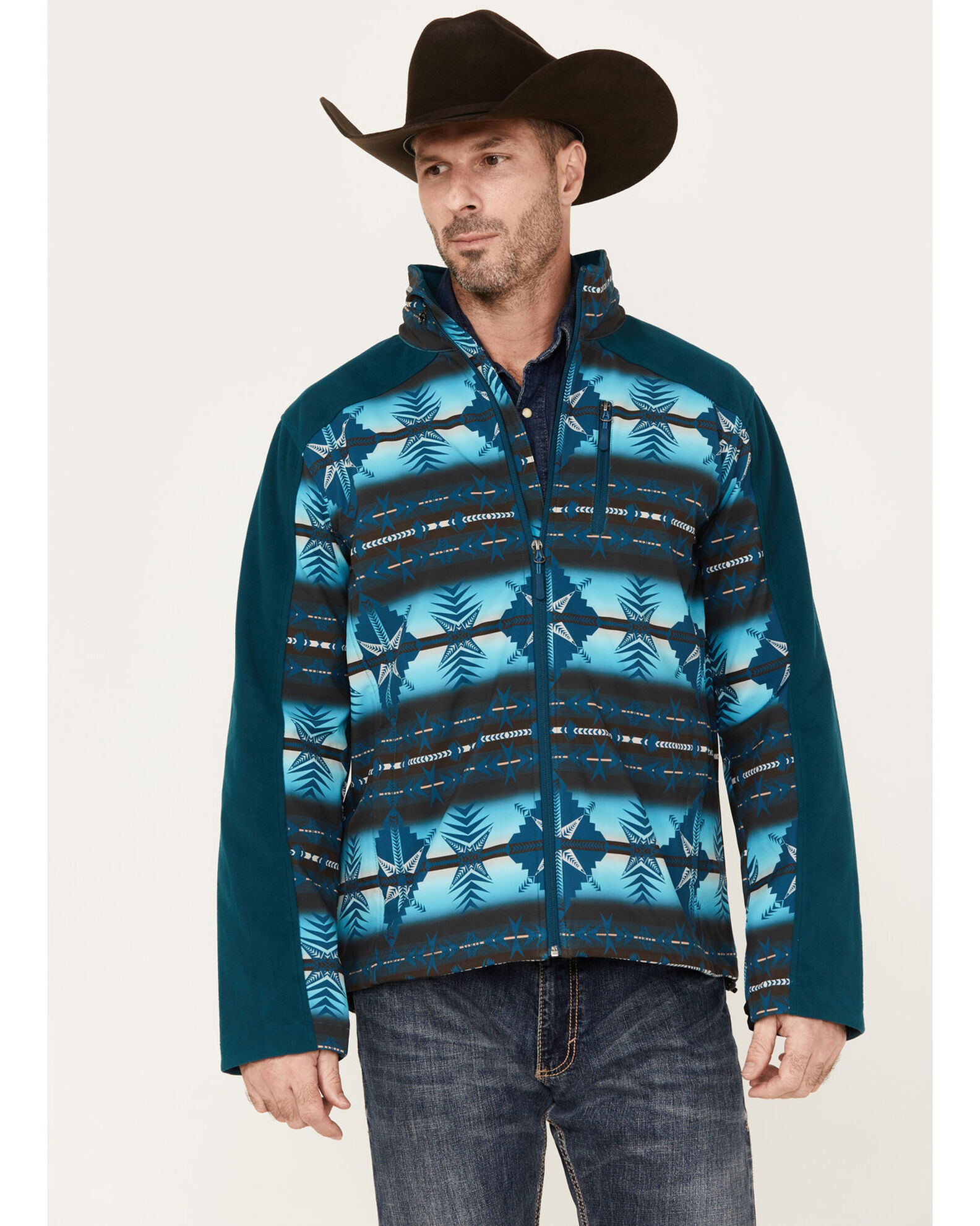 Mens southwestern style outlet jackets