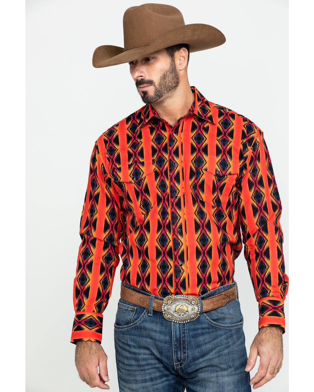 wrangler orange shirt