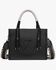 Image #3 - Wrangler Women's Cow Print Crossbody Tote, Black, hi-res