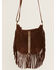 Image #2 - Idyllwind Women's Perlita Suede Crossbody Bag, Brown, hi-res