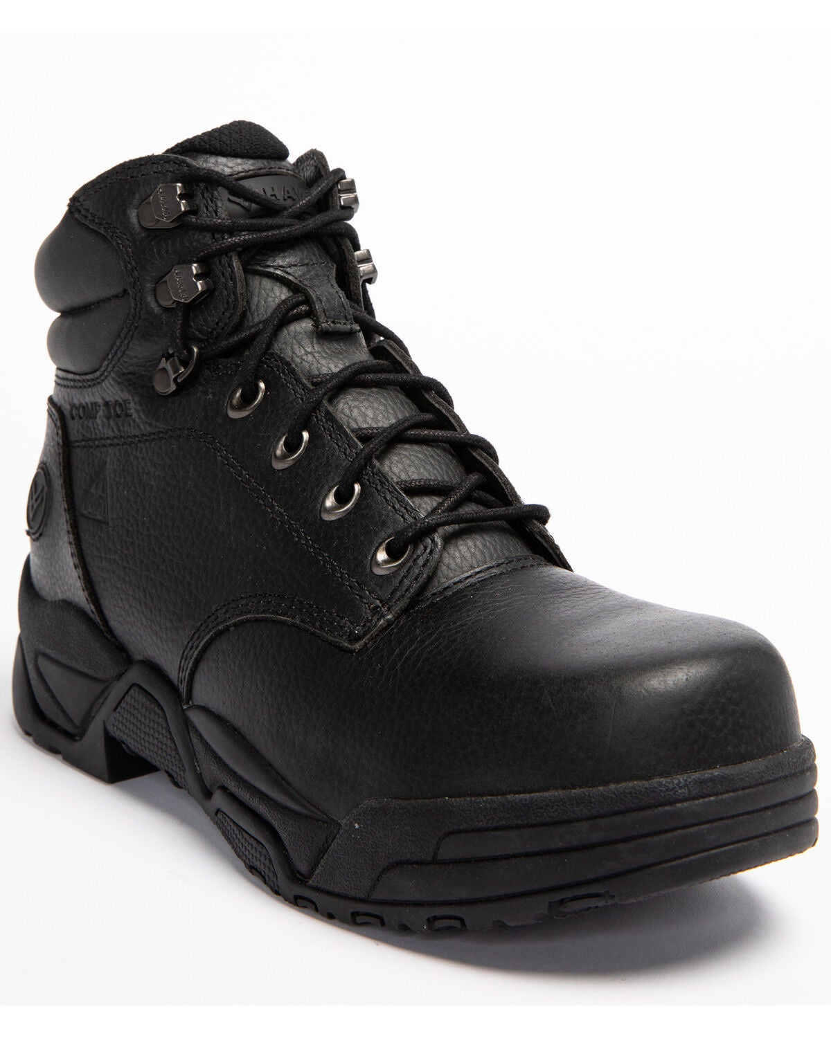 Hawx Men's 6" Enforcer Work Boots - Composite Toe, Black, hi-res