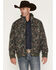 Image #1 - Rock & Roll Denim Men's Camo Print Softshell Jacket, Olive, hi-res