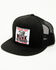 Image #1 - Lazy J Ranch Wear Men's Boot Barn Exclusive Because They Work Ball Cap, Black, hi-res