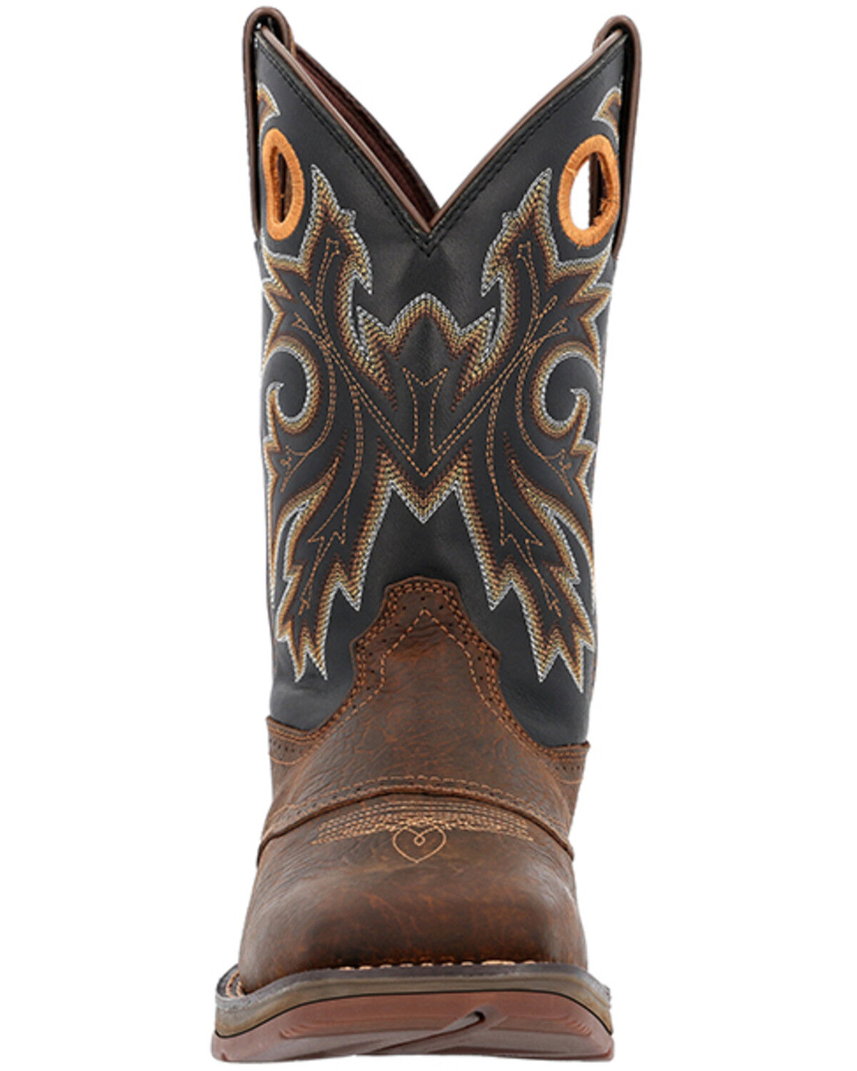 Image #4 - Durango Men's 11" Rebel Performance Western Boots - Broad Square Toe, Brown, hi-res