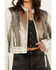 Image #3 - Idyllwind Women's Desert Bloom Metallic Thunderbird Jacket, Cherry, hi-res