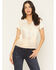 Image #2 - Idyllwind Women's Running Horses Short Sleeve Graphic Baby Tee, Cream, hi-res