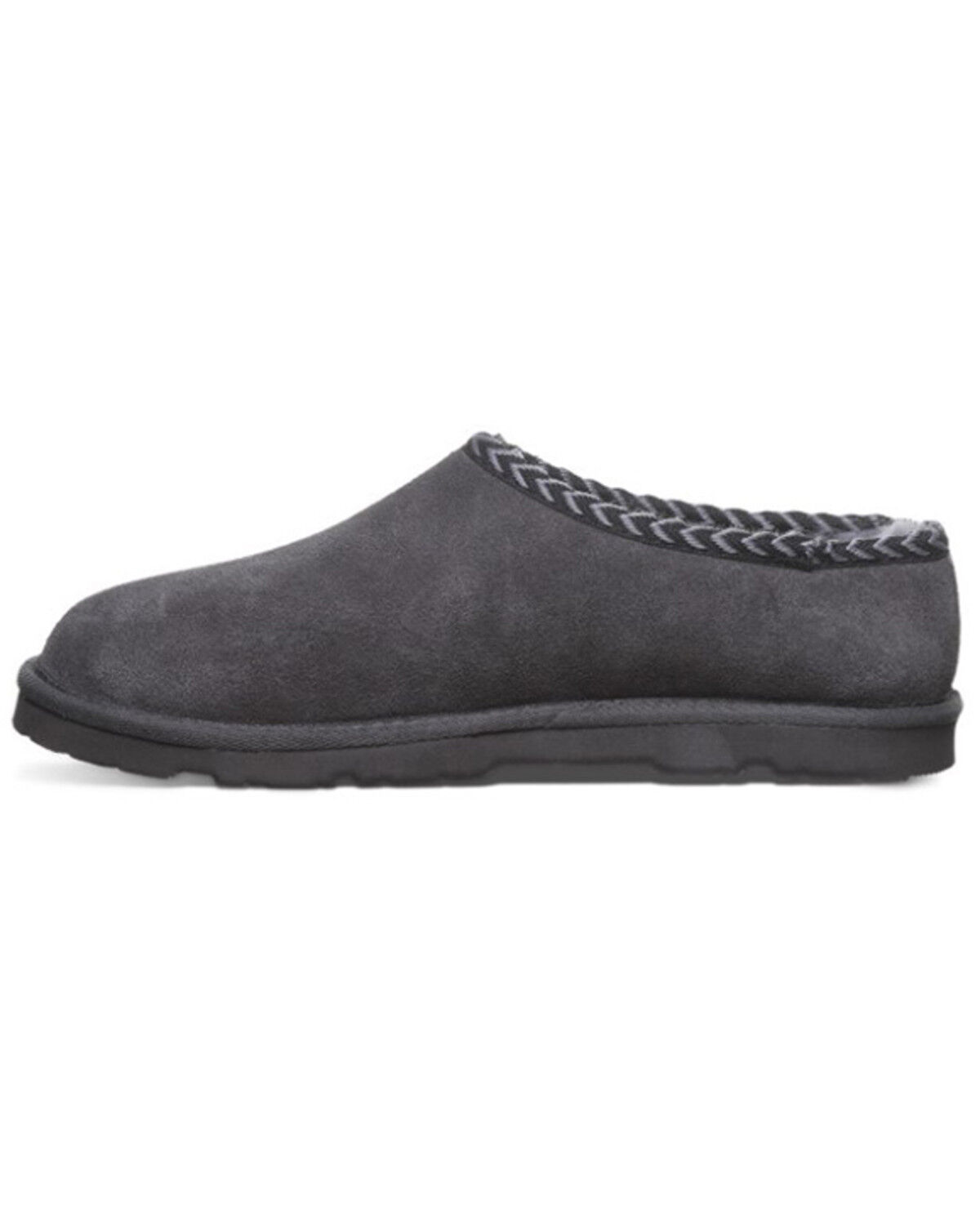 Image #3 - Bearpaw Men's Beau Slippers, Grey, hi-res