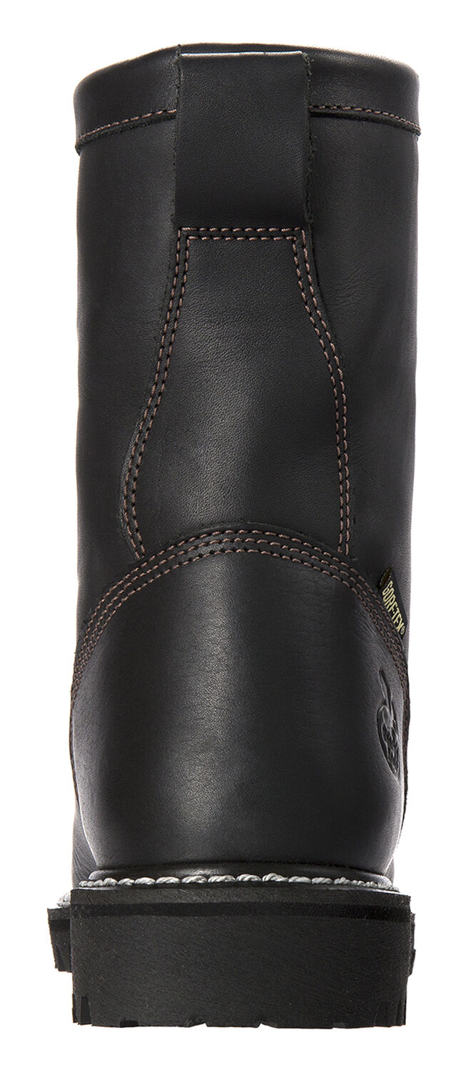 Image #7 - Georgia Boot Men's Insulated Low Heel Logger Work Boots - Soft Toe, Black, hi-res