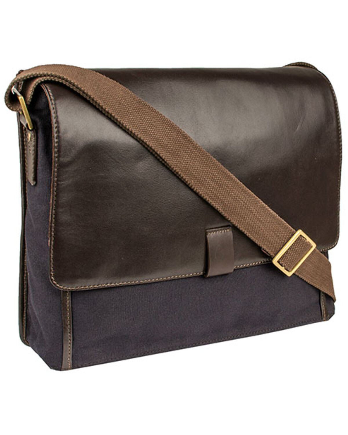 Image #1 - Scully Men's Messenger Brief Bag, Brown, hi-res