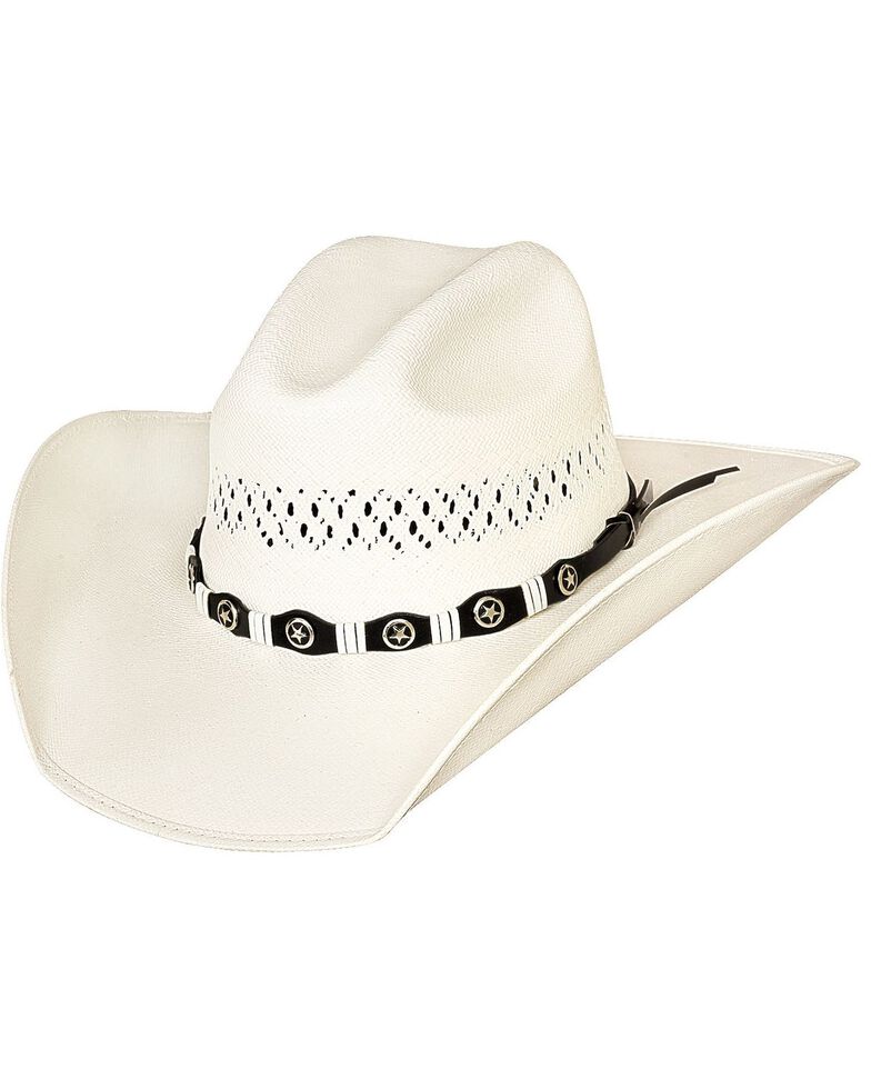 Bullhide Justin Moore Small Town USA 100X Shantung Straw Cowgirl Hat, Natural, hi-res