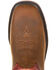 Georgia Boot Men's Carbo-Tec LT Waterproof Western Work Boots - Square Toe, Brown, hi-res