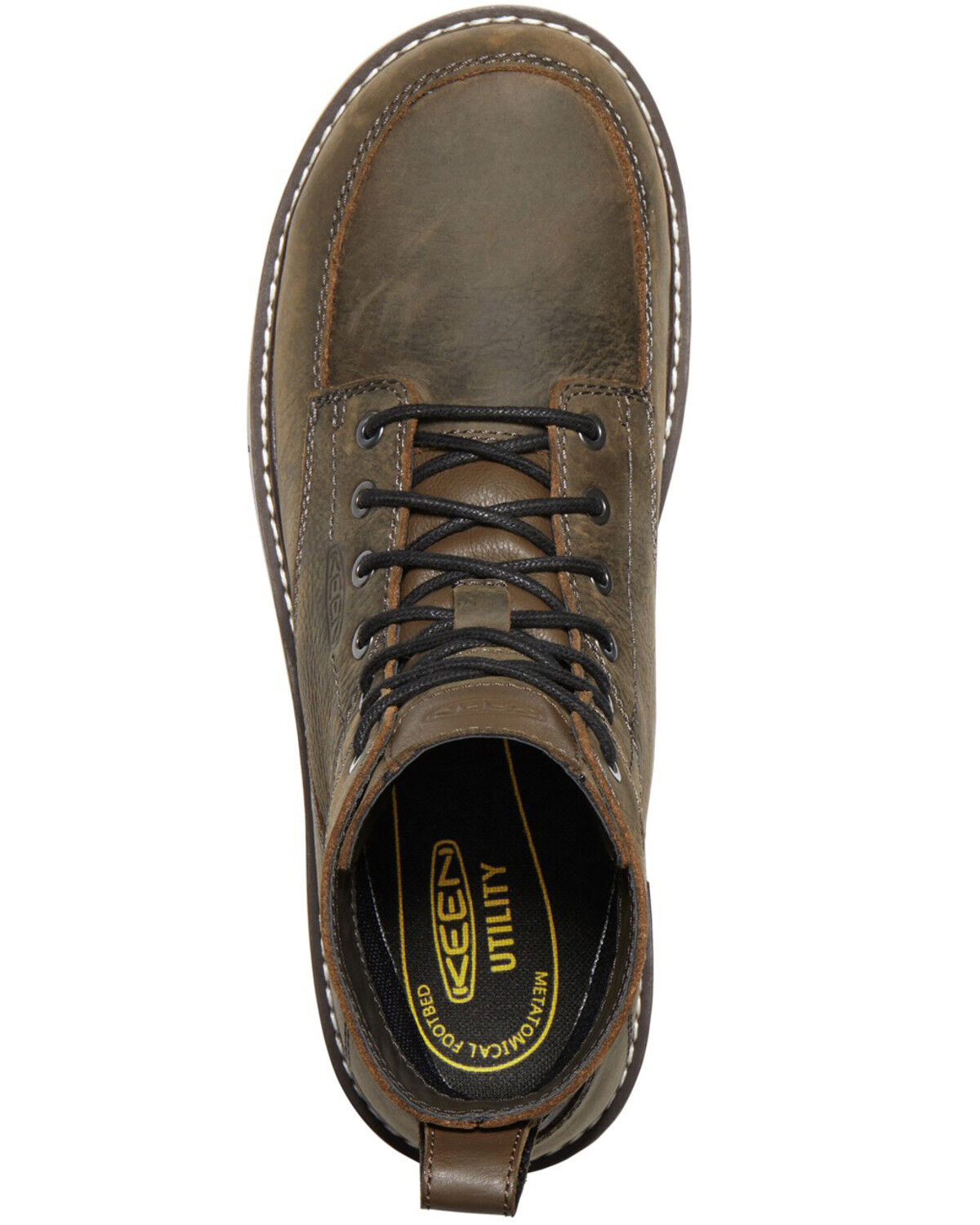 Image #4 - Keen Men's San Jose Waterproof Moc Work Boots - Aluminum Toe, Brown, hi-res