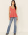 Idyllwind Women's Godet Tank Top , Coral, hi-res