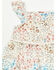 Image #4 - Shyanne Toddler Girls' Floral Print Sleeveless Ruffle Top, Ivory, hi-res