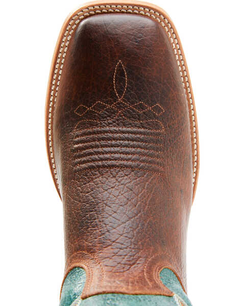 Image #6 - Cody James Men's Union Ocean Western Boots - Broad Square Toe, Green, hi-res