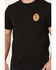 Image #3 - Brixton Men's Rancho Short Sleeve Graphic T-Shirt, Black, hi-res