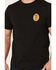 Image #3 - Brixton Men's Rancho Short Sleeve Graphic T-Shirt , Black, hi-res