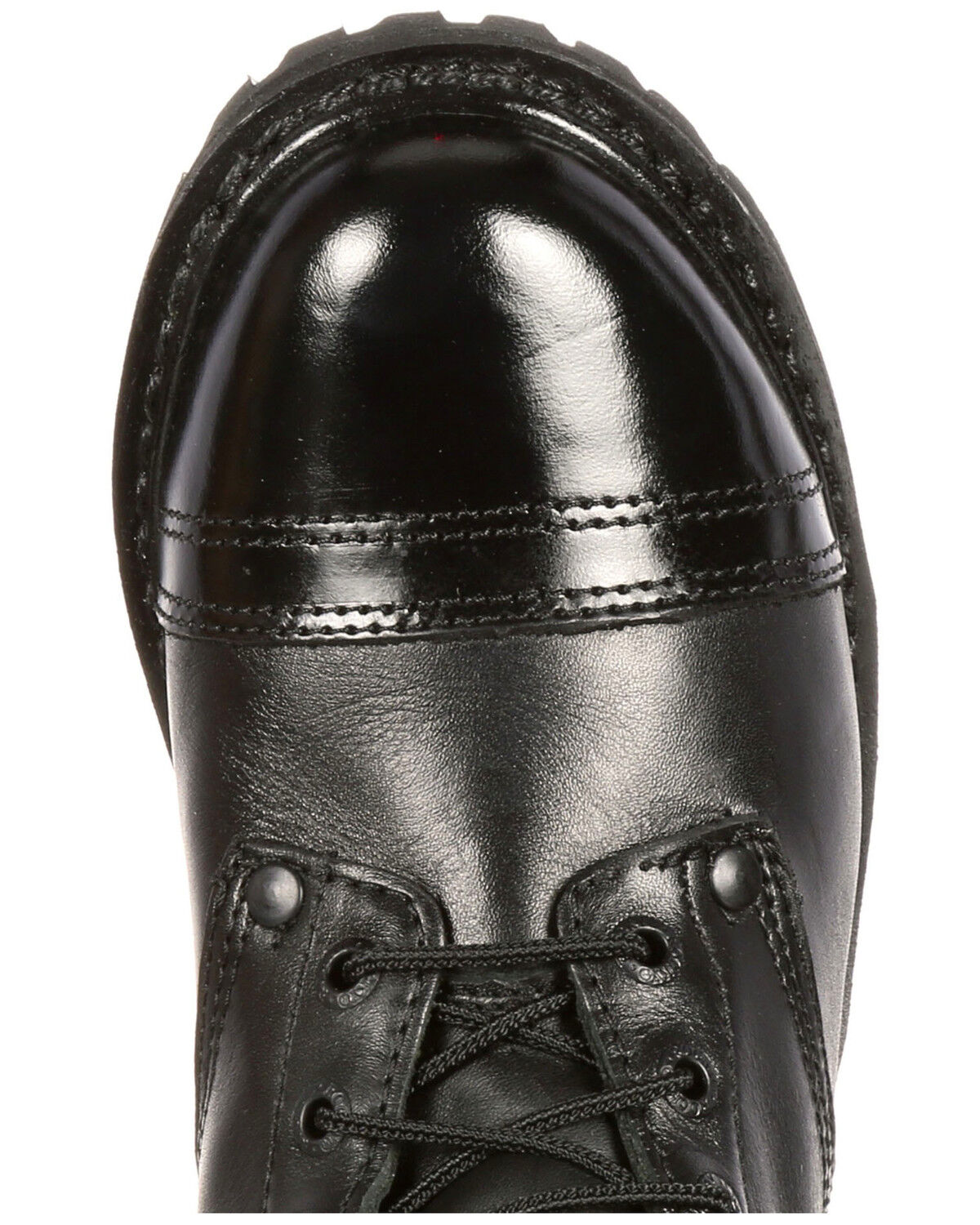 Image #6 - Rocky Women's Side Zipper Work Boots - Round Toe, Black, hi-res