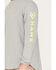 Image #3 - Hawx Men's Solid Logo Graphic Work T-Shirt, Medium Grey, hi-res