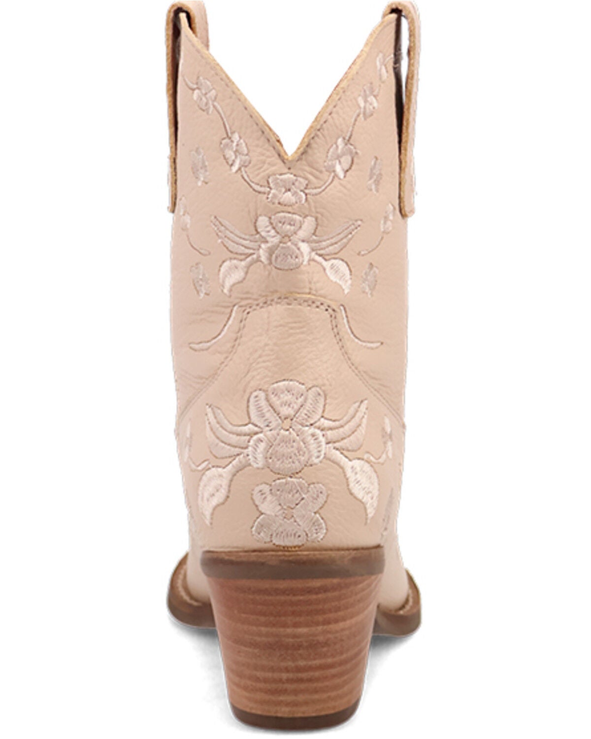 Image #5 - Dingo Women's Sweetheart Embroidered Booties - Round Toe, Sand, hi-res