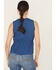 Image #5 - Idyllwind Women's Cedar Embroidered Tie-Front Sleeveless Top, Blue, hi-res