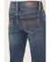 Image #4 - Rock & Roll Denim Girls' Medium Wash Boot Stitch Bootcut Denim Jeans, Medium Wash, hi-res