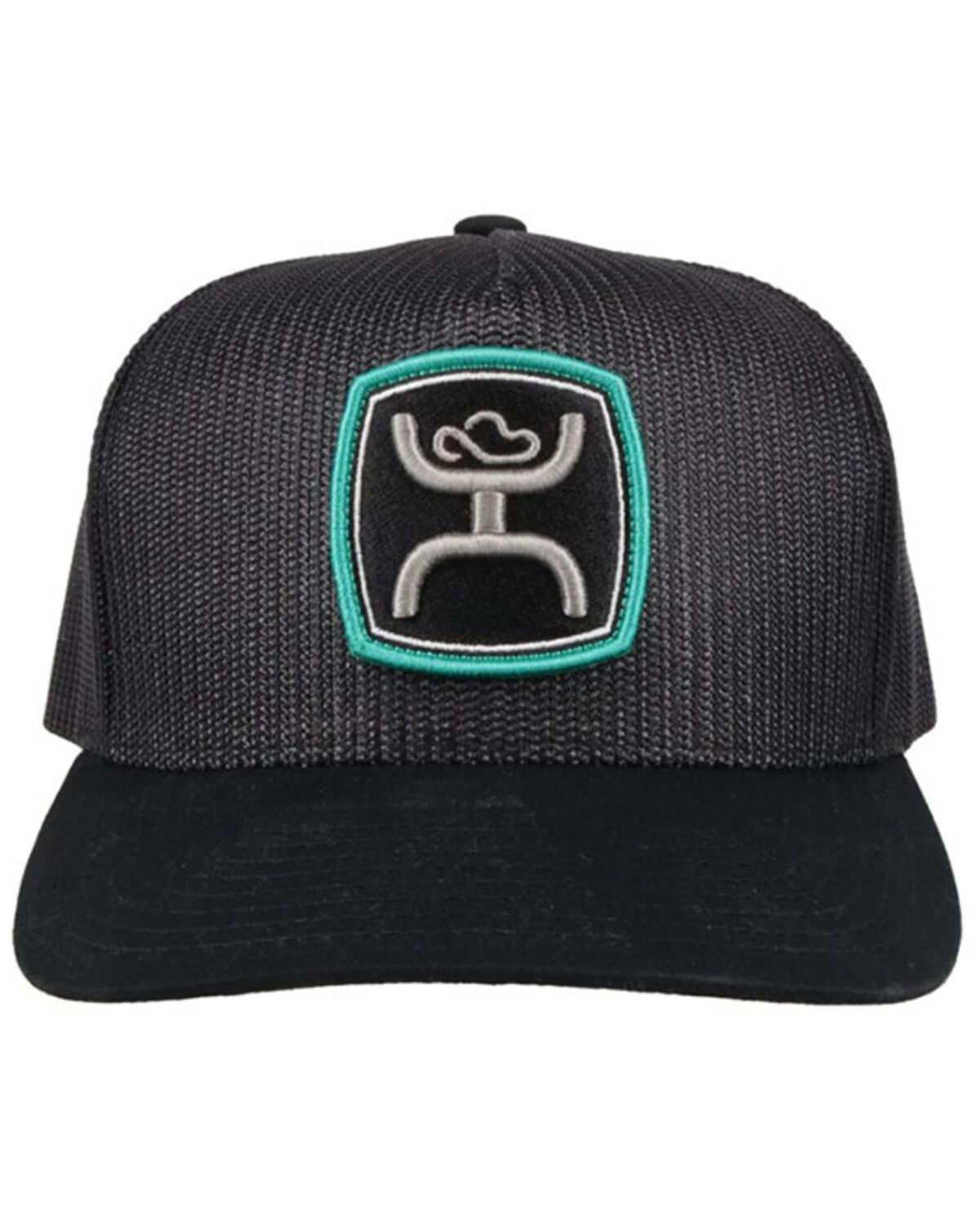 Image #3 - Hooey Men's Zenith Logo Patch Trucker Cap, Black, hi-res