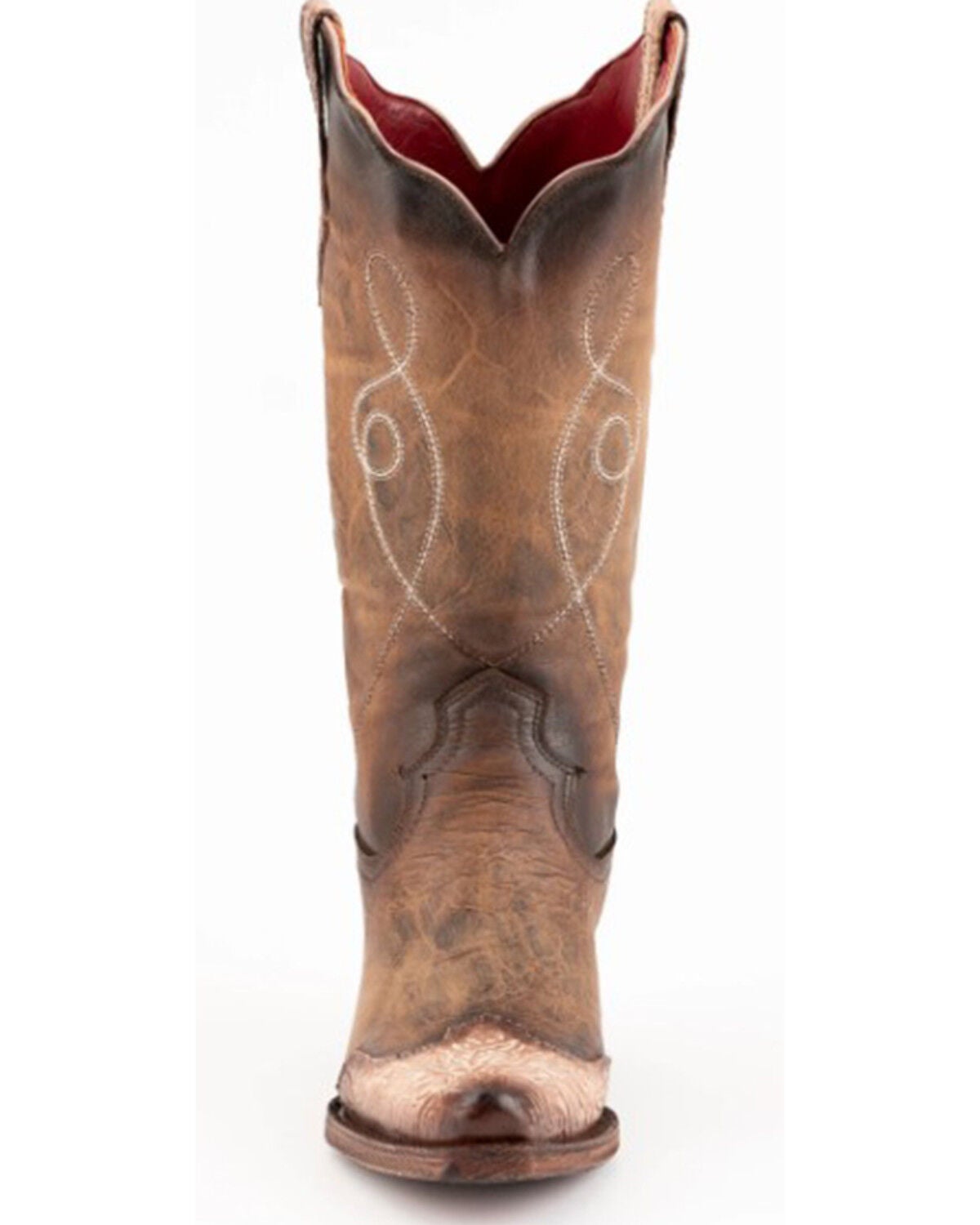 Image #3 - Ferrini Women's Madison Tooled Western Boots - Snip Toe, , hi-res