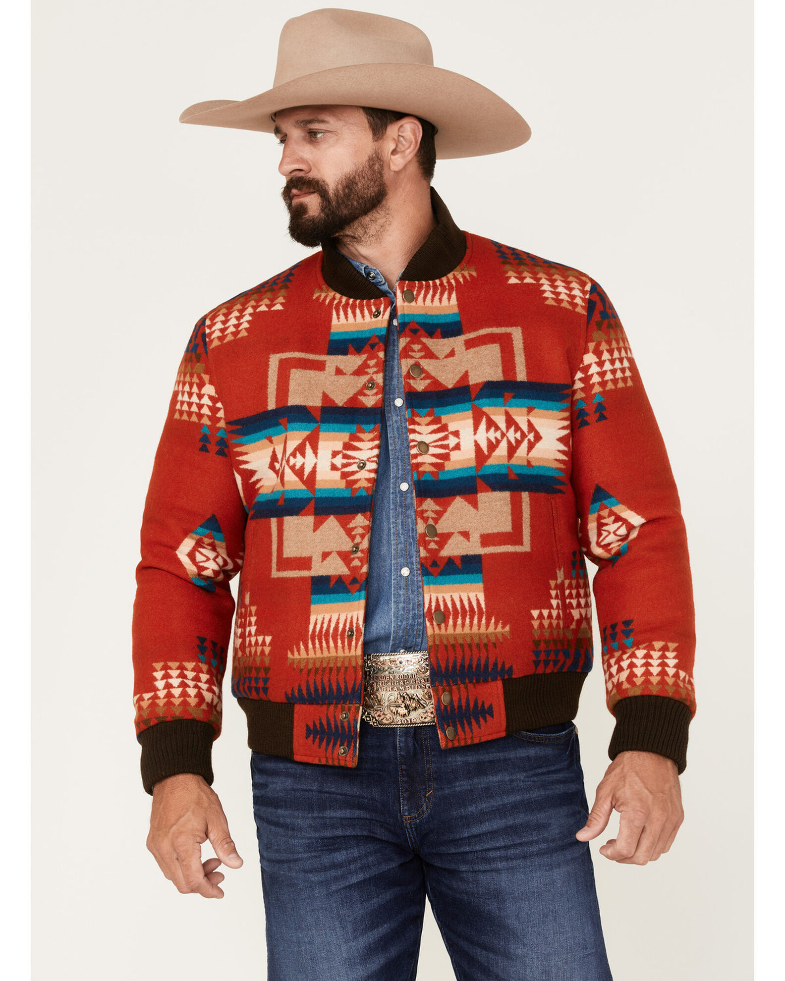 Mens Pendleton Wool bomber jacket Medium Coats jackets