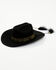 Image #1 - Wrangler Women's Floral Jacquard Feather Tassel Fashion Hat, Sand, hi-res