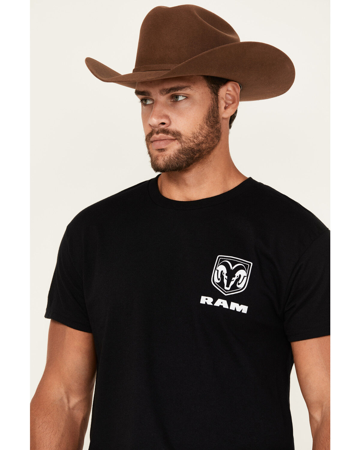 Image #4 - Buckwear Men's Ram Built For Freedom Short Sleeve Graphic T-Shirt, , hi-res