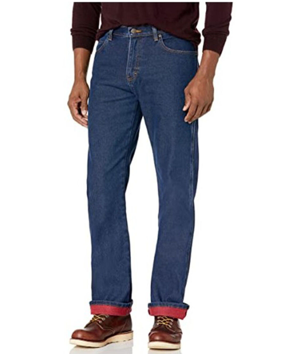 Image #1 - Dickies Men's Stonewash Warming Temp-IQ Flex Regular Fit Work Jeans, Indigo, hi-res