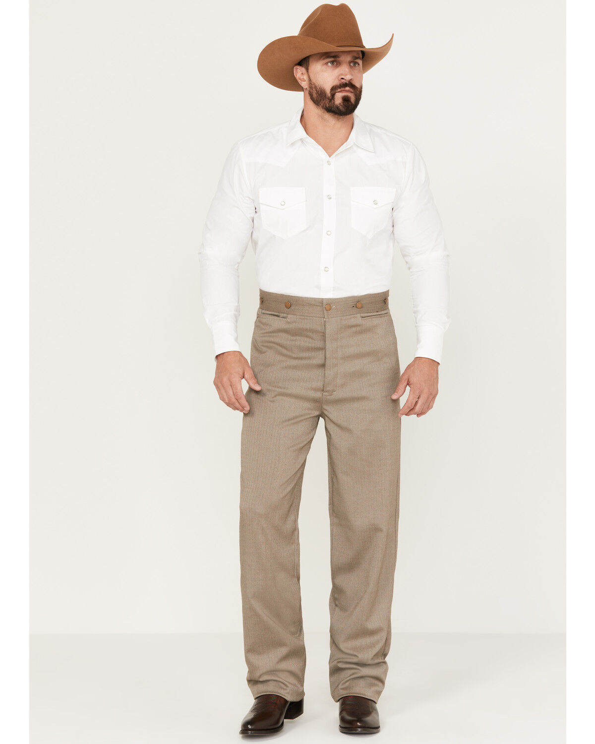 Image #1 - Scully Men's Rangewear Pants, Brown, hi-res