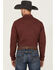 Image #4 - Kimes Ranch Men's Blackout Long Sleeve Snap Performance Shirt, Burgundy, hi-res