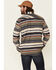 Image #4 - North River Men's Oatmeal Lake Striped Long Sleeve Western Flannel Shirt, Oatmeal, hi-res