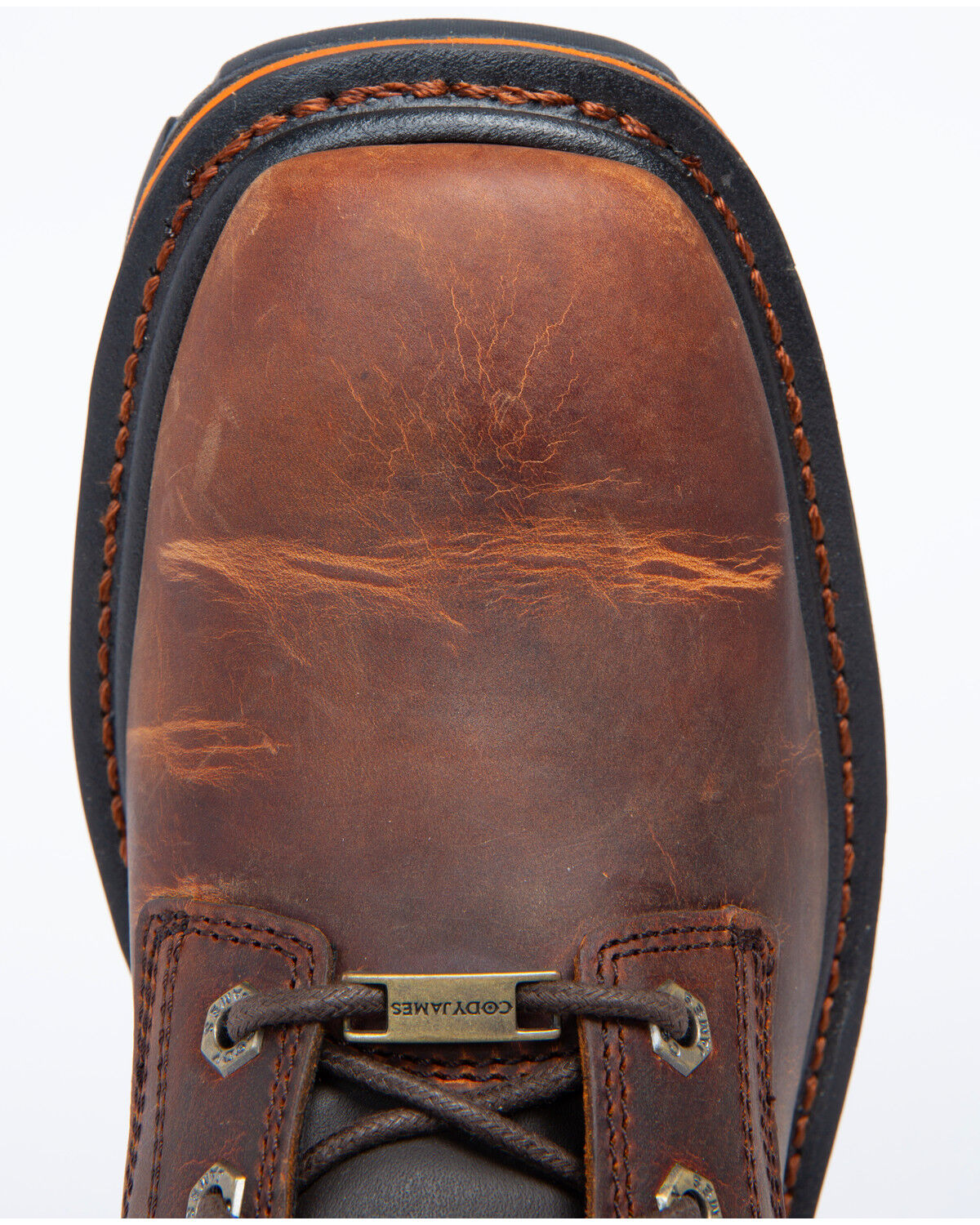 Image #6 - Cody James Men's 8" Decimator Work Boots - Soft Toe, Brown, hi-res