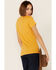 Image #3 - Paramount Network's Yellowstone Women's Bozeman Graphic Tee, Mustard, hi-res