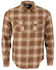 Image #1 - Mountain Khakis Men's Park Plaid Print Long Sleeve Button-Down Flannel Shirt, Brown, hi-res