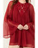 Image #3 - Free People Women's Sunshine of Love Long Sleeve Mini Dress, Red, hi-res