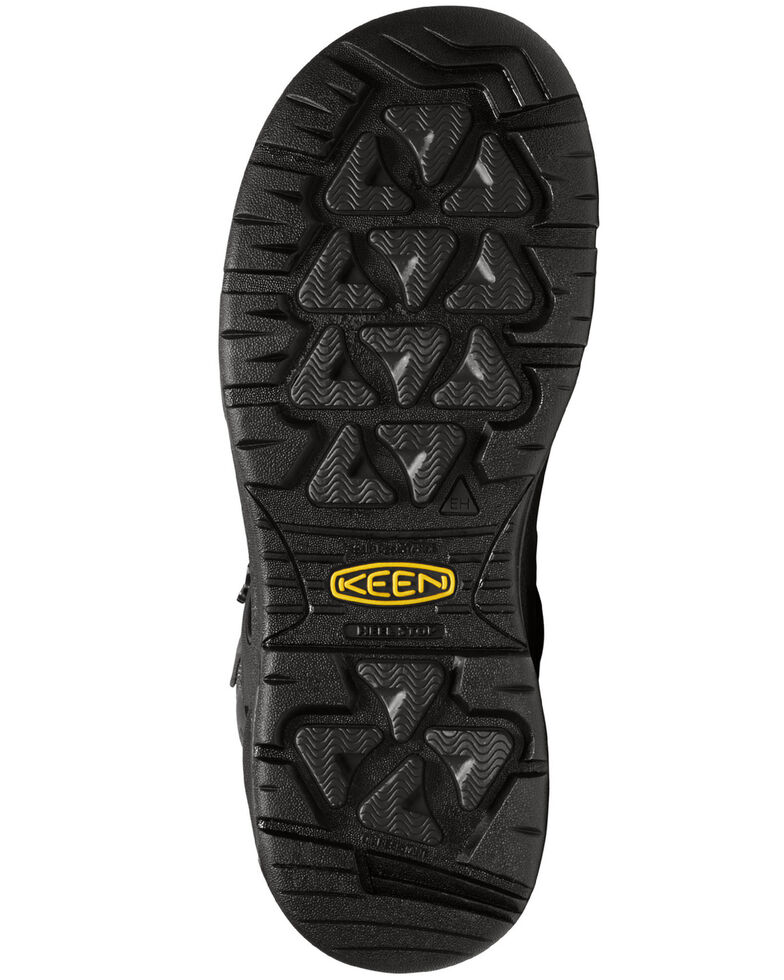 Keen Men's Black Dover Waterproof Work Boots - Composite Toe, Black, hi-res